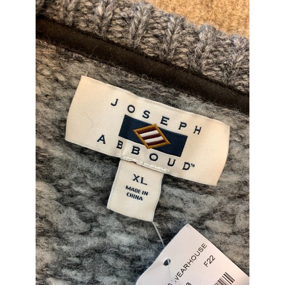 Joseph Abboud Fair Isle Sweater Mens XL Long Sleeve Crew Wool Blend Pullover - Picture 6 of 7